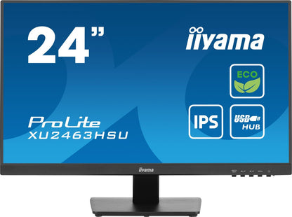 iiyama ProLite XU2463HSU-B1 Monitor PC 60,5 cm (23.8") 1920 x 1080 Pixel Full HD LED Nero [XU2463HSU-B1] - ITPartners