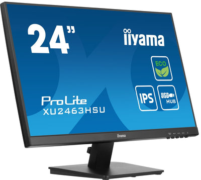 iiyama ProLite XU2463HSU-B1 Monitor PC 60,5 cm (23.8") 1920 x 1080 Pixel Full HD LED Nero [XU2463HSU-B1]