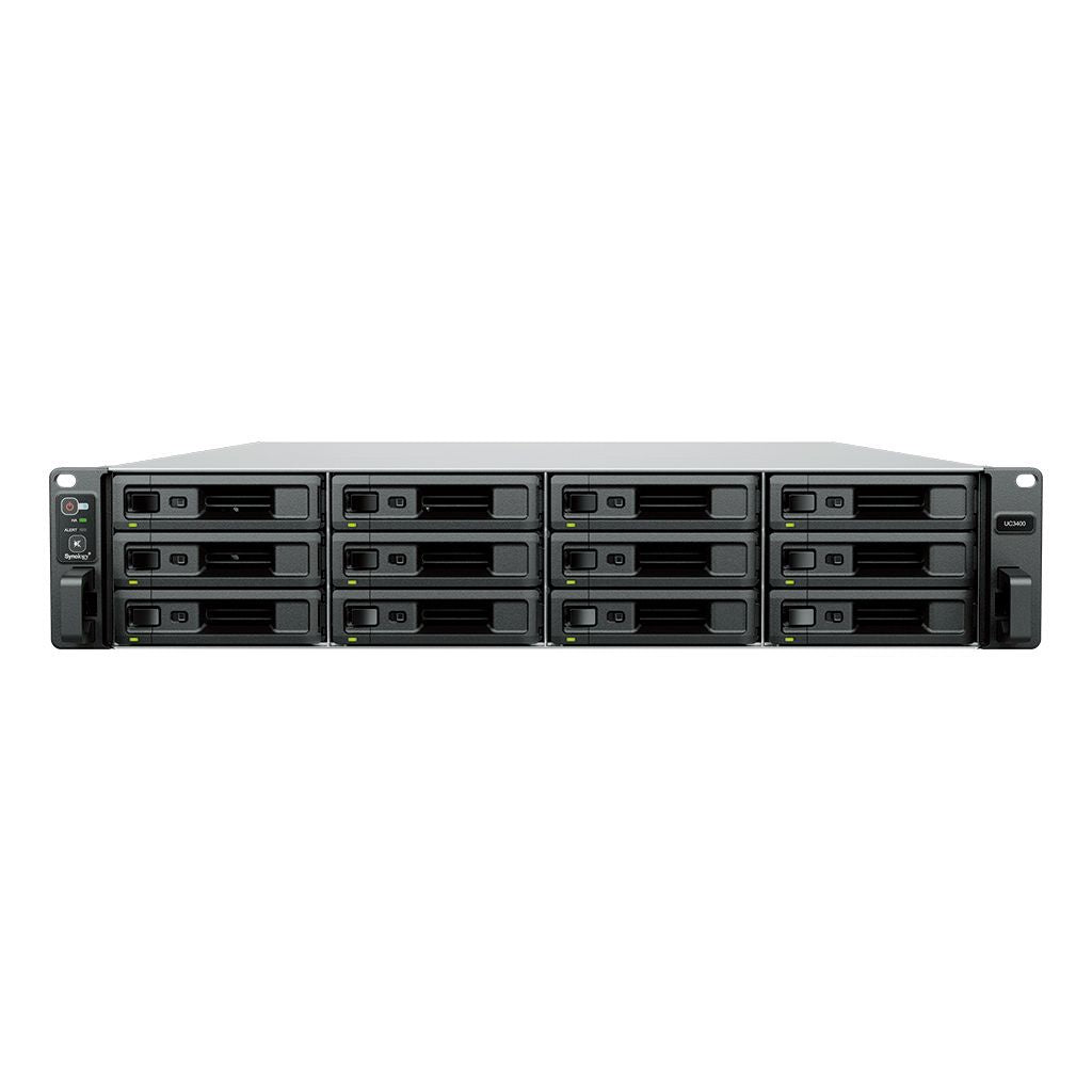 Synology UC3400 server NAS e di archiviazione Armadio (2U) Intel Xeon D D-1541 8 GB DDR4 0 TB [UC3400]