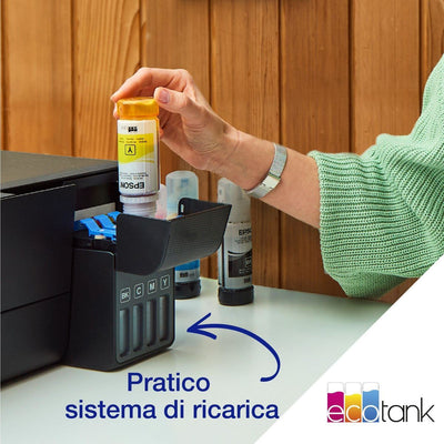 Epson EcoTank ET-2860 stampante multifunzione a serbatoio [C11CJ67428]