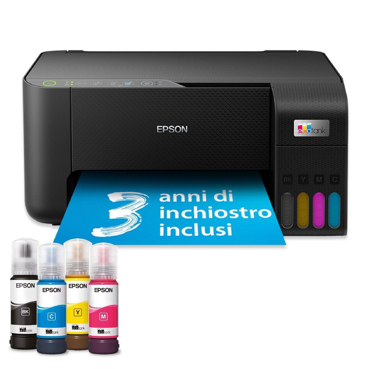 Epson EcoTank ET-2860 stampante multifunzione a serbatoio [C11CJ67428]