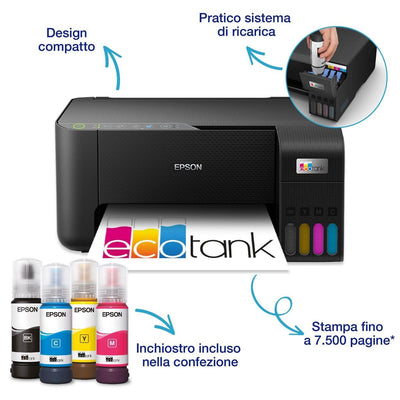 Epson EcoTank ET-2860 stampante multifunzione a serbatoio [C11CJ67428]