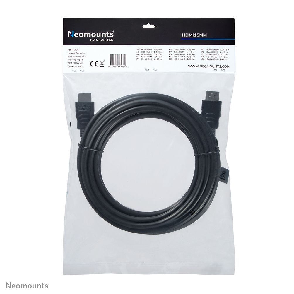 Neomounts HDMI15MM Cavo HDMI - 5 metri [HDMI15MM]
