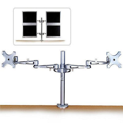 Lindy 40697 supporto da tavolo per Tv a schermo piatto Argento Scrivania [LINDY40697]