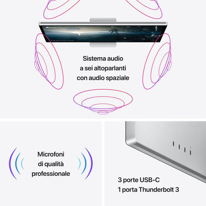 Apple Studio Display - Adattatore VESA, Supporto escluso - vetro standard [MMYQ3T/A] - ITPartners