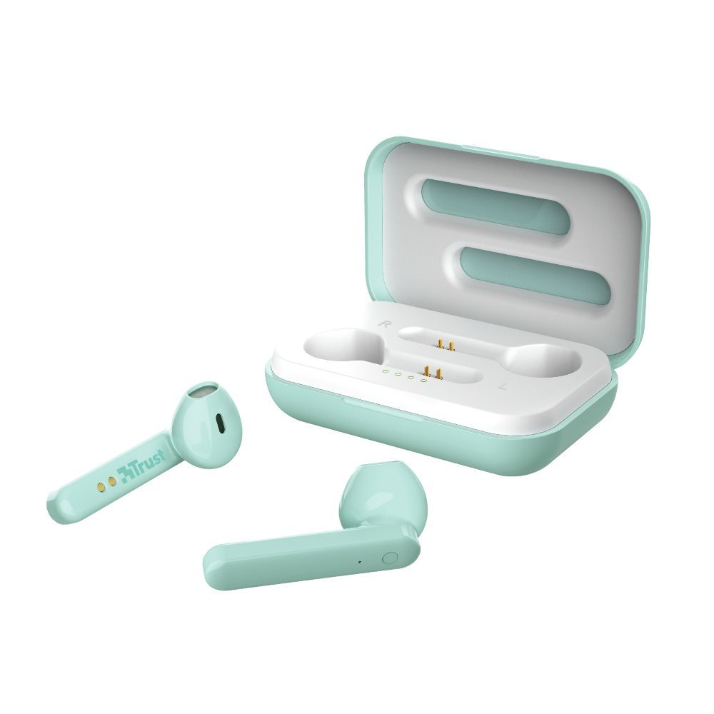 Trust Primo Auricolare True Wireless Stereo (TWS) In-ear Musica e Chiamate Bluetooth Colore menta [23781]