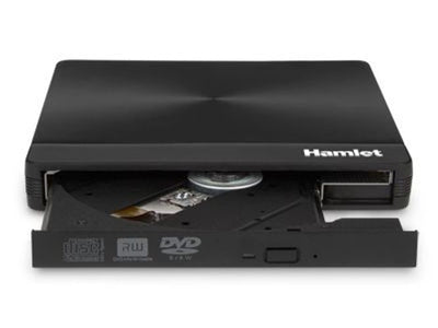 Hamlet XDVDSLIM3AC lettore di disco ottico DVDRW Nero [XDVDSLIM3AC]