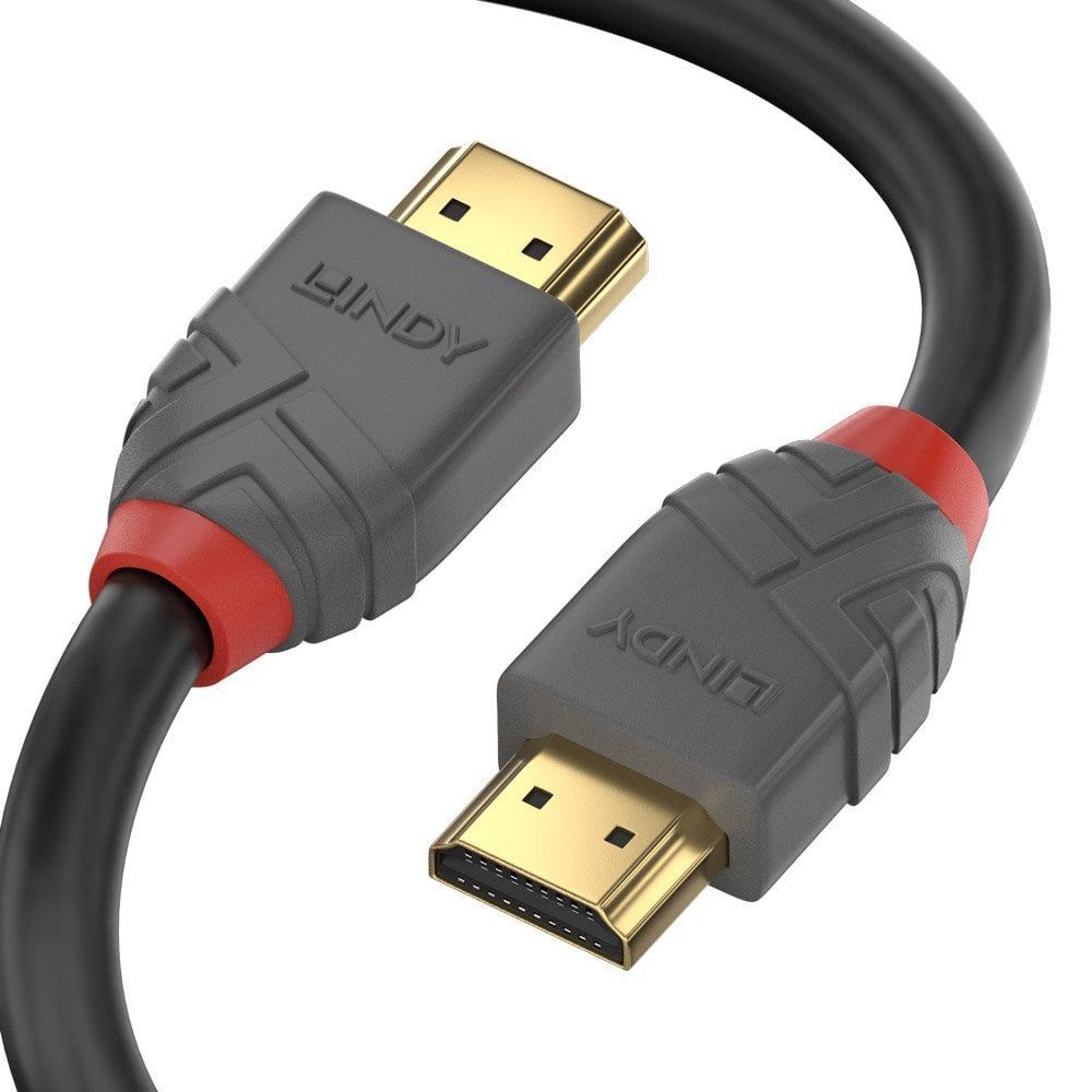 Lindy 36963 cavo HDMI 2 m HDMI tipo A (Standard) Nero, Grigio [LINDY36963]