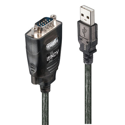 Lindy 42686 cavo di interfaccia e adattatore USB RS-232 Nero [LINDY42686]