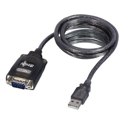 Lindy 42686 cavo di interfaccia e adattatore USB RS-232 Nero [LINDY42686]