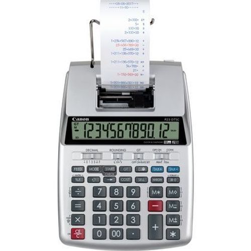 Canon P23-DTSC calcolatrice Desktop Calcolatrice con stampa Argento [2303C001]
