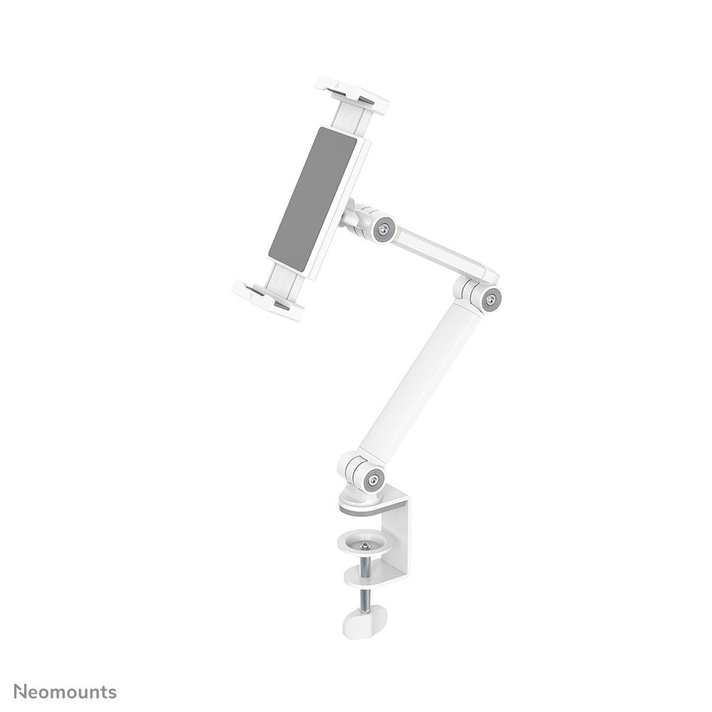 Neomounts DS15-545WH1 Morsetto da tavolo porta tablet 4.7-12.9" - universale - mobilità completa [DS15-545WH1]