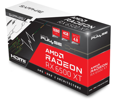 Sapphire PULSE Radeon RX 6500 XT AMD 4 GB GDDR6 [11314-07-20G]