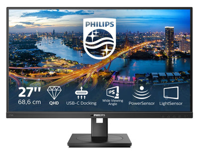 Philips 276B1/00 Monitor PC 68,6 cm (27") 2560 x 1440 Pixel Full HD LED Nero [276B1/00]