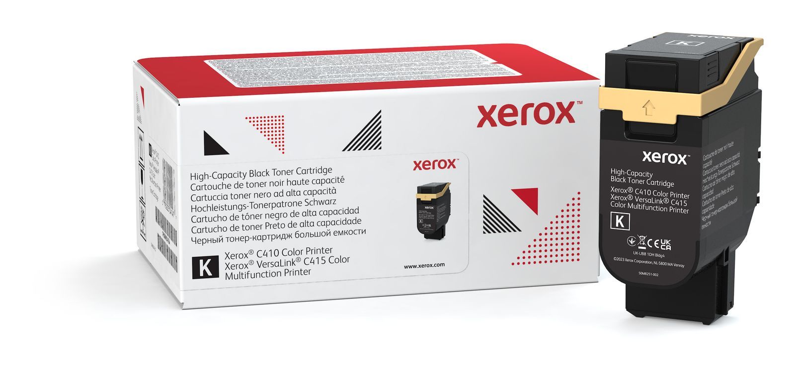 Xerox Cartuccia toner Nero a Alta capacità da 10500 Pagine per Stampante a colori  C410/multifunzione a colori  VersaLink C415 (006R04685) [006R04685]
