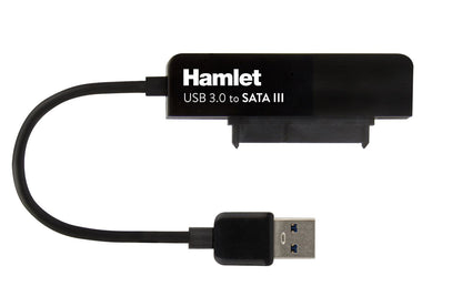 Hamlet Adattatore USB 3.0 to SATA III per collegare hard disk p SSD a pc [XADU3SATA]