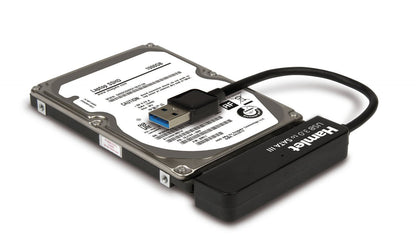 Hamlet Adattatore USB 3.0 to SATA III per collegare hard disk p SSD a pc [XADU3SATA]