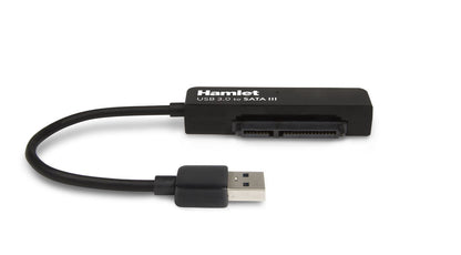 Hamlet Adattatore USB 3.0 to SATA III per collegare hard disk p SSD a pc [XADU3SATA]