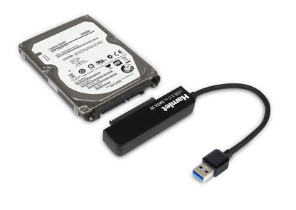 Hamlet Adattatore USB 3.0 to SATA III per collegare hard disk p SSD a pc [XADU3SATA]