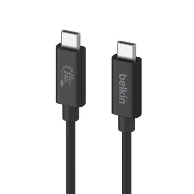 Belkin INZ004BT2MBK cavo USB USB4 Gen 2x2 2 m USB C 20 Gbit/s 240 W Nero [INZ004BT2MBK]