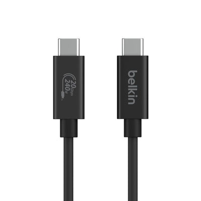 Belkin INZ004BT2MBK cavo USB USB4 Gen 2x2 2 m USB C 20 Gbit/s 240 W Nero [INZ004BT2MBK]