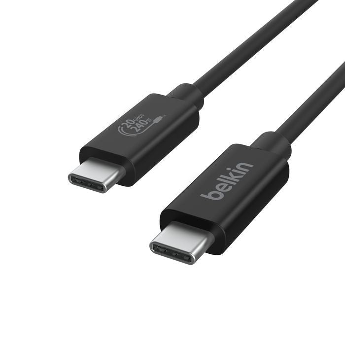 Belkin INZ004BT2MBK cavo USB USB4 Gen 2x2 2 m USB C 20 Gbit/s 240 W Nero [INZ004BT2MBK]
