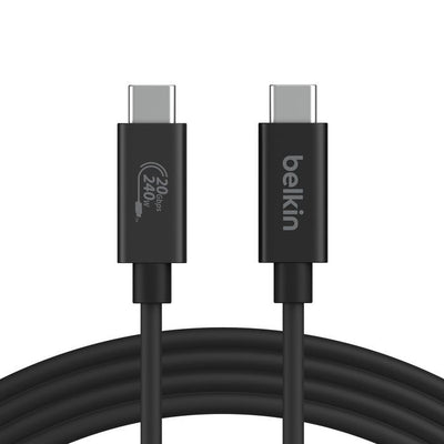 Belkin INZ004BT2MBK cavo USB USB4 Gen 2x2 2 m USB C 20 Gbit/s 240 W Nero [INZ004BT2MBK]