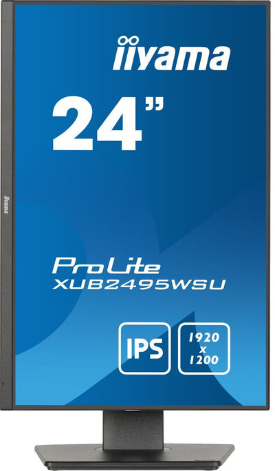 iiyama ProLite XUB2495WSU-B7 Monitor PC 61 cm (24") 1920 x 1200 Pixel 4K Ultra HD LED Nero [XUB2495WSU-B7]
