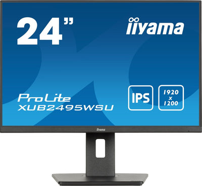 iiyama ProLite XUB2495WSU-B7 Monitor PC 61 cm (24") 1920 x 1200 Pixel 4K Ultra HD LED Nero [XUB2495WSU-B7]