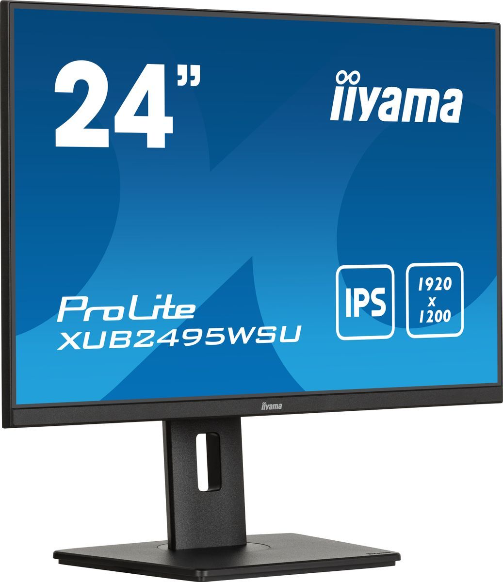 iiyama ProLite XUB2495WSU-B7 Monitor PC 61,2 cm (24.1") 1920 x 1200 Pixel WUXGA LED Nero [XUB2495WSU-B7]