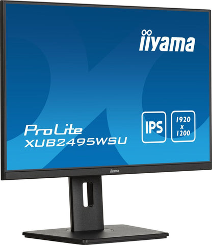 iiyama ProLite XUB2495WSU-B7 Monitor PC 61 cm (24") 1920 x 1200 Pixel 4K Ultra HD LED Nero [XUB2495WSU-B7]