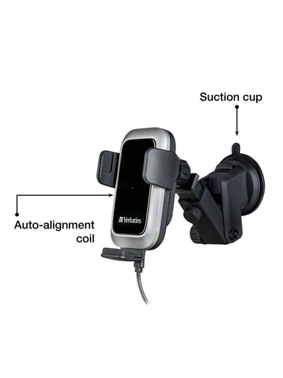 Verbatim FWC-03 Pro Qi Fast Wireless Autoladegert retail Nero [49554]