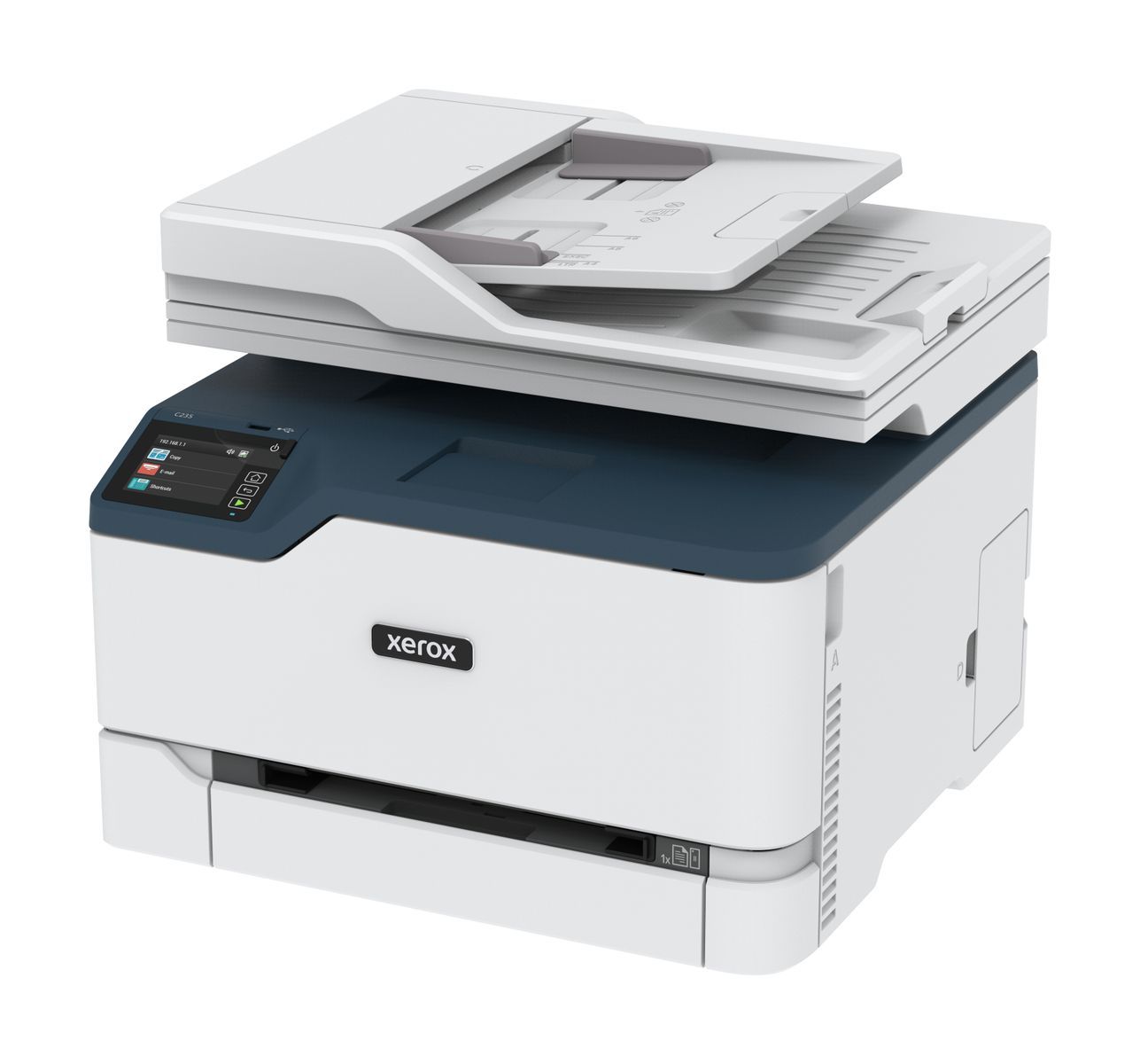 Xerox C235 A4 22 ppm Copia/Stampa/Scansione/Fax wireless con stampa fronte/retro PS3 PCL5e/6 ADF 2 vassoi Totale 251 fogli [C235V_DNI]