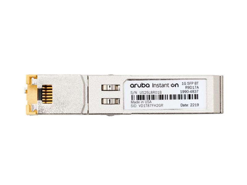 Hewlett Packard Enterprise R9D17A modulo del ricetrasmettitore di rete Rame 1000 Mbit/s SFP [R9D17A]