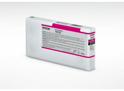 Epson T9133 Vivid Magenta Ink Cartridge (200ml) [C13T91330N]