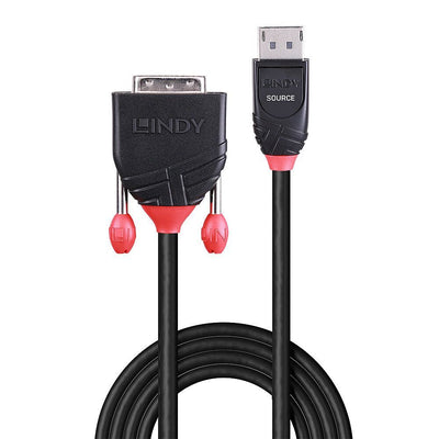 Lindy 41490 cavo e adattatore video 1 m DVI-D DisplayPort Nero [LINDY41490]