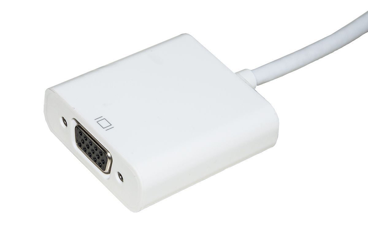 Link Accessori LKADAT10B cavo e adattatore video 0,15 m VGA (D-Sub) HDMI tipo A (Standard) Bianco [LKADAT10B]