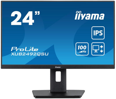 iiyama ProLite XUB2492QSU-B1 Monitor PC 60,5 cm (23.8") 2560 x 1440 Pixel Quad HD LED Nero [XUB2492QSU-B1]