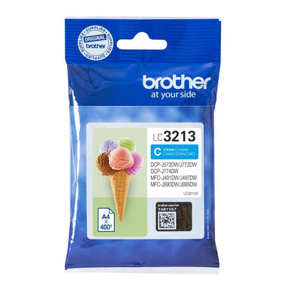 Brother LC3213C cartuccia d'inchiostro 1 pz Originale Resa elevata (XL) Ciano [LC3213C]