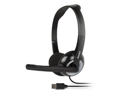 Hamlet Smart Headset cuffia per computer con microfono e connessione usb [HHEADMUS]