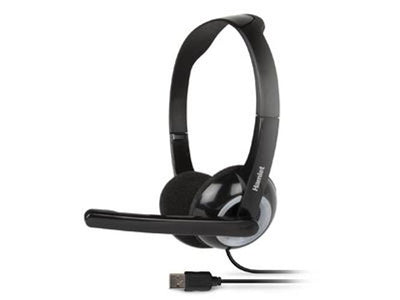 Hamlet Smart Headset cuffia per computer con microfono e connessione usb [HHEADMUS]
