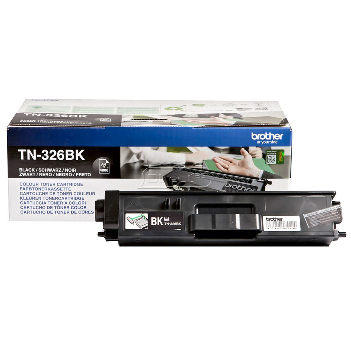 Brother TN-326BK cartuccia toner 1 pz Originale Nero [TN326BK]