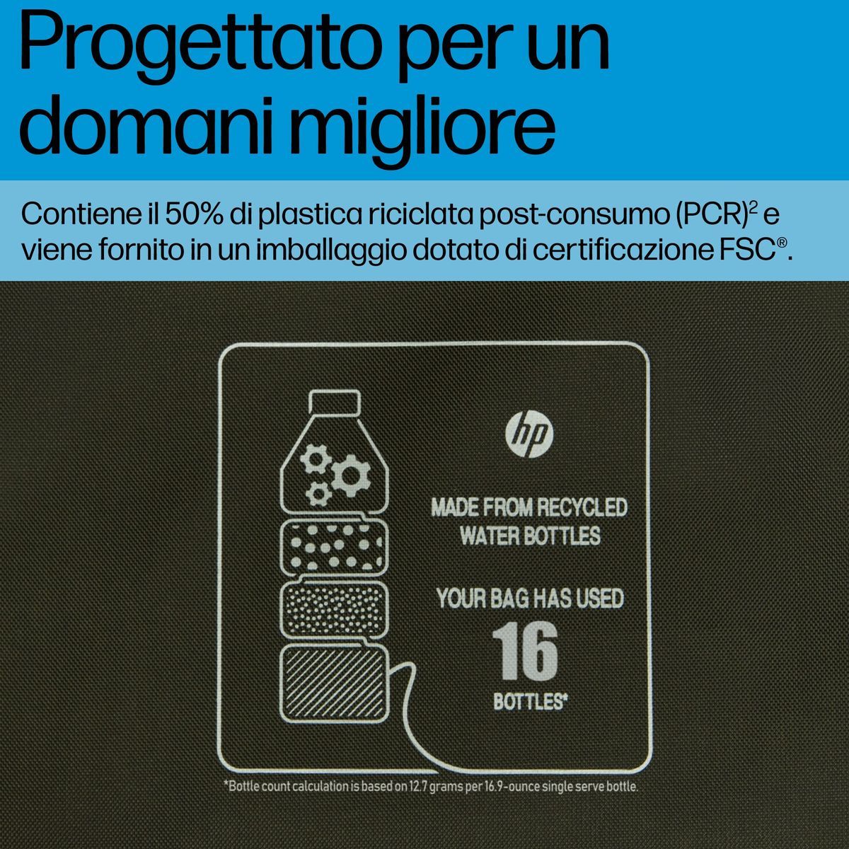 HP "Custodia modulare per laptop da 15,6 pollici" [9J498AA]