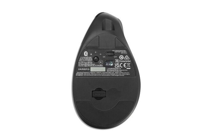 Kensington Pro Fit Ergo MY630 EQ mouse Ufficio Mano destra RF Wireless + Bluetooth + USB Type-A 2400 DPI [K72482WW]