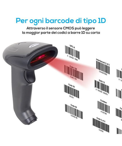 Vultech Barcode Wireless 2,4 Ghz Bluetooth LASER 1D [BC-06WBT]