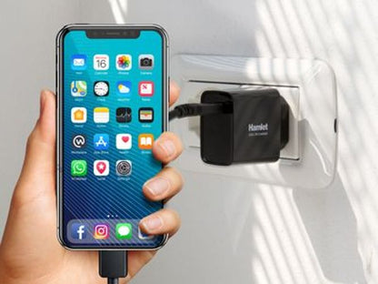 Hamlet XPWCU120PD Caricabatterie per dispositivi mobili Nero Interno [XPWCU120PD]