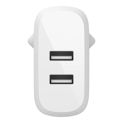 Belkin CARICABATTERIE 2 PORTE USB-A 12W [WCB002VFWH]