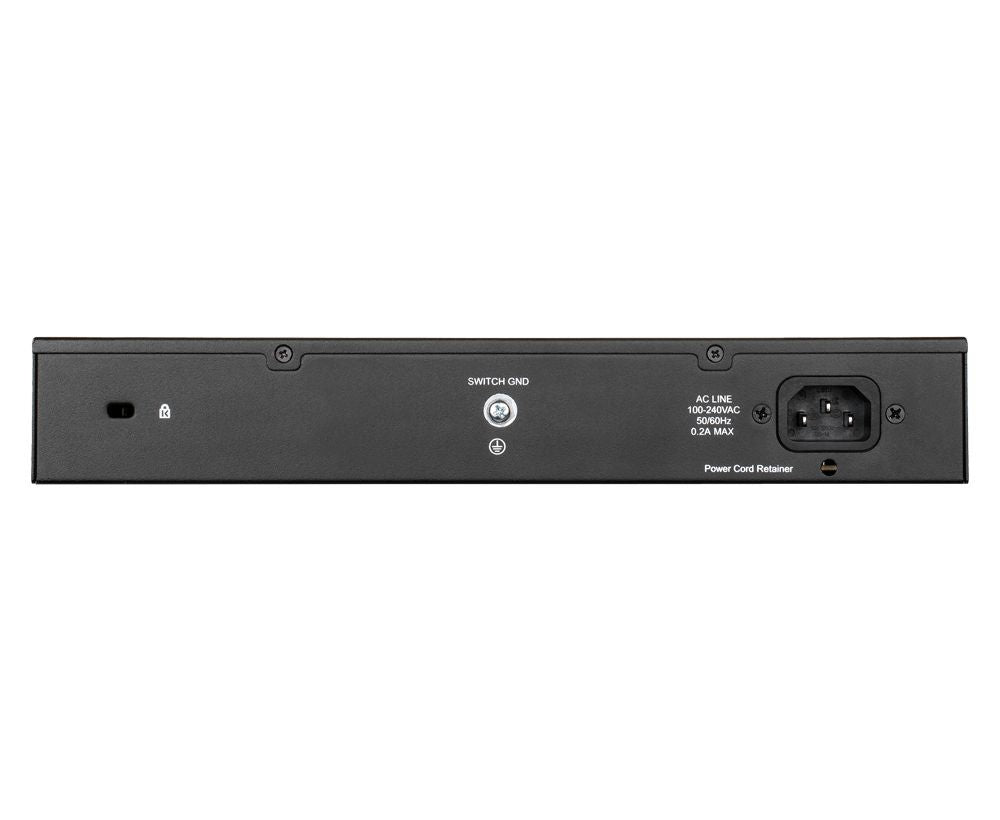 D-Link DGS-1100-16V2 switch di rete Gestito L2 Gigabit Ethernet (10/100/1000) Nero [DGS-1100-16V2]