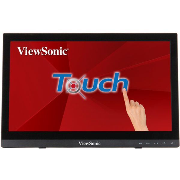 Viewsonic TD1630-3 Monitor PC 39,6 cm (15.6") 1366 x 768 Pixel HD LCD Touch screen Multi utente Nero [TD1630-3]
