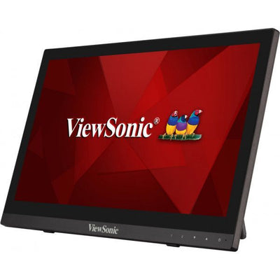 Viewsonic TD1630-3 monitor touch screen 40,6 cm (16") 1366 x 768 Pixel Nero Da tavolo [TD1630-3]